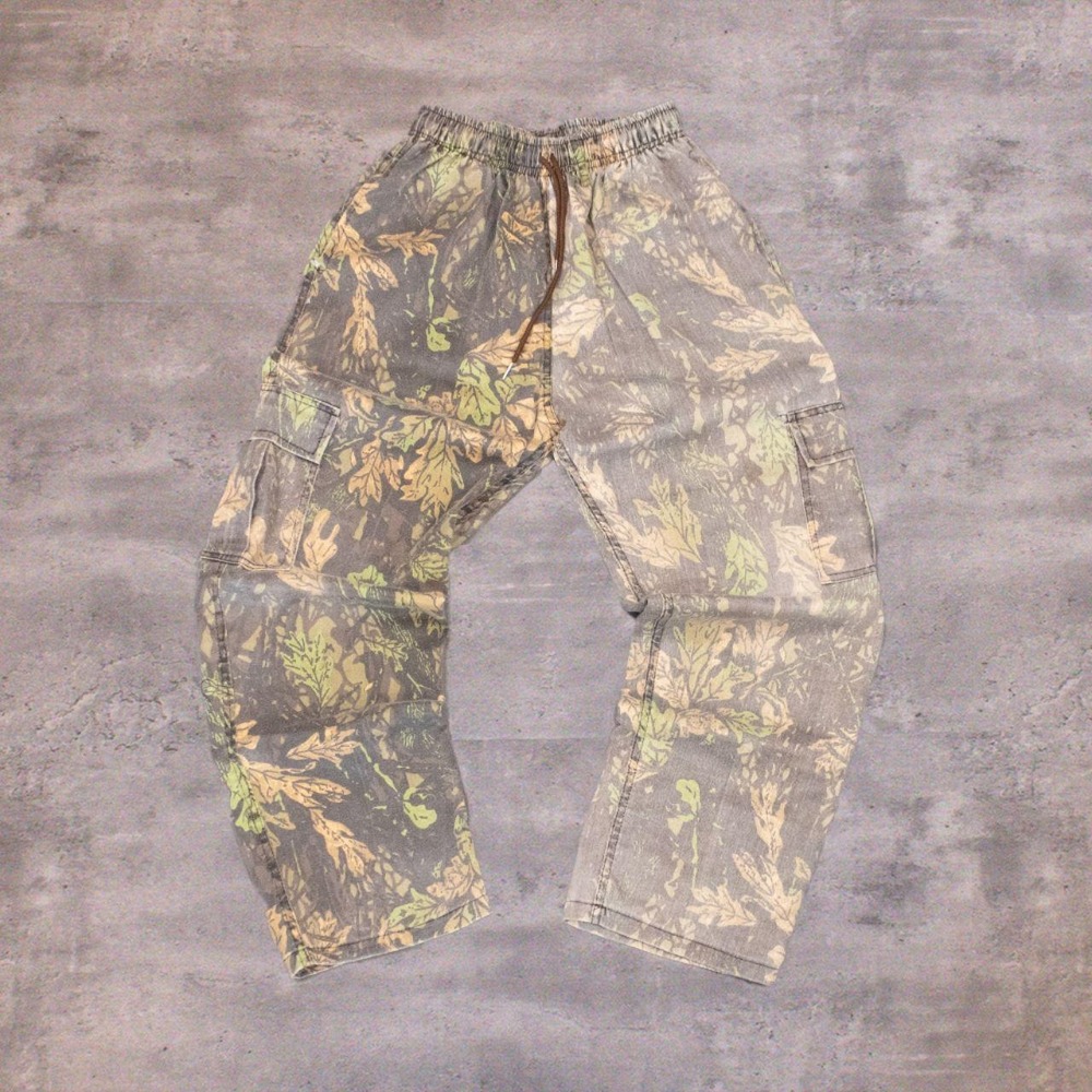 Y2K Style Real Tree Camo Cargo Baggy Relax Fit Wide Legged Pant's